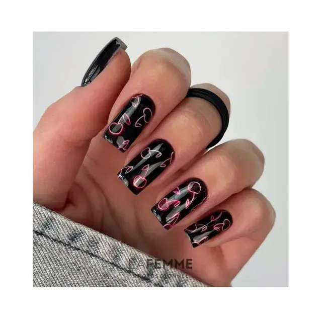 La Femme Gel Polish H073 Black Shadow – Gitzwart & Langhoudend