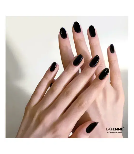 La Femme Gel Polish H073 Black Shadow – Gitzwart & Langhoudend