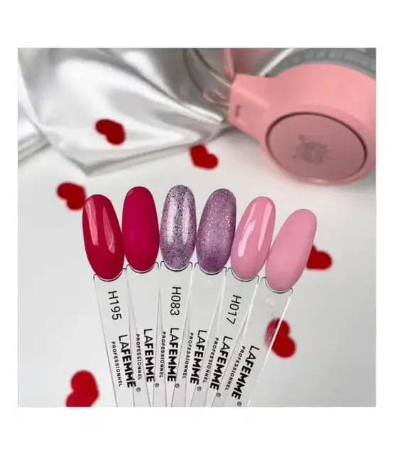 La Femme Gel Polish UV-LED/ HEMA free/ Vegan /H083/Blinky Pink