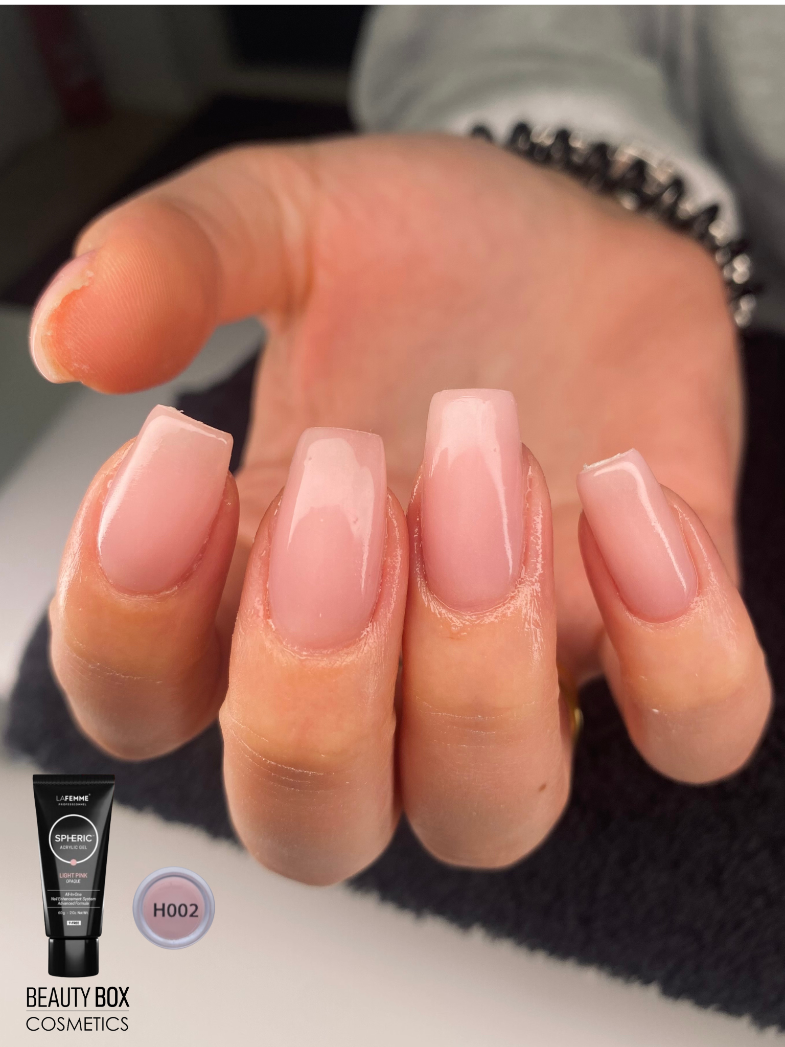 Spheric acrygel met nailart