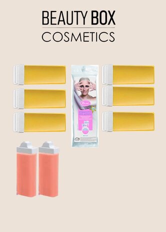 Holiday Harsvullingen Mixbox Naturel | Harsen met strips | Gratis harsstrips Holiday Harsvullingen Mixbox Naturel | Harsen met strips | Gratis harsstrips