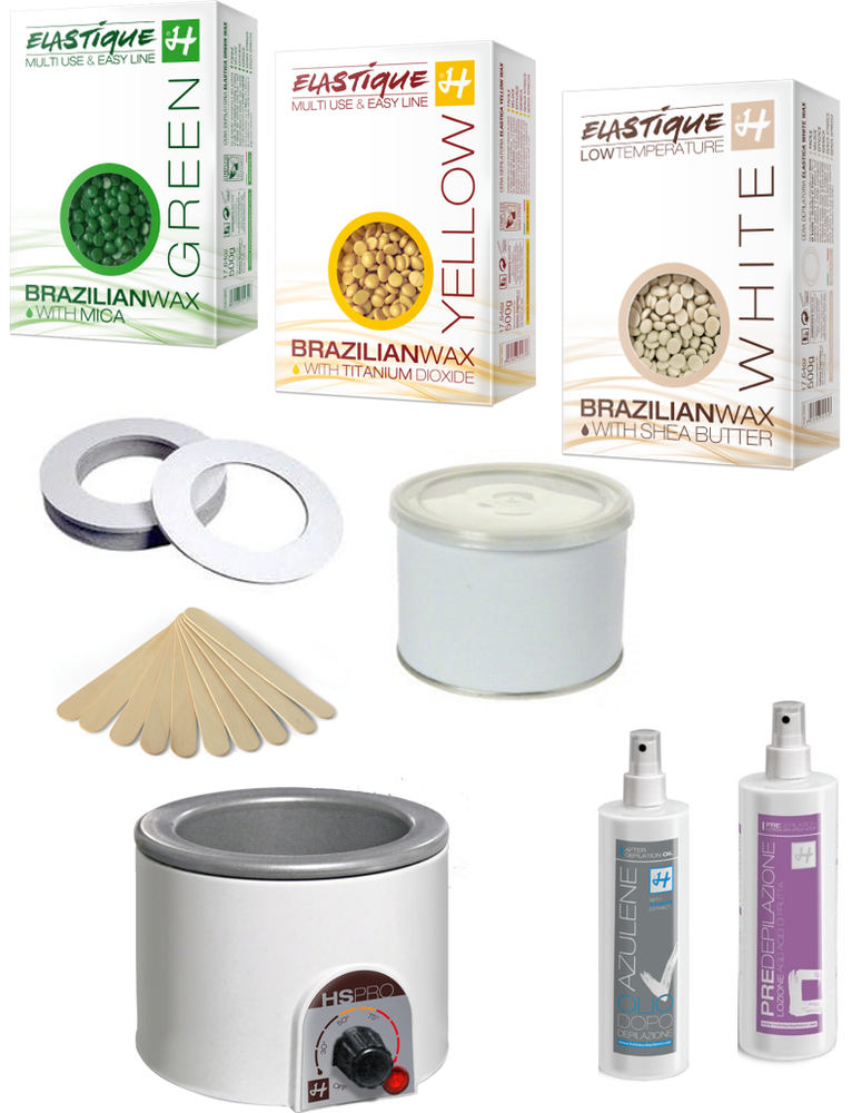 Holiday Professional Brazilian Waxing set | Waxen zonder strips | Complete Waxsalonset Holiday Professional Brazilian Waxing set | Waxen zonder strips | Complete Waxsalonset
