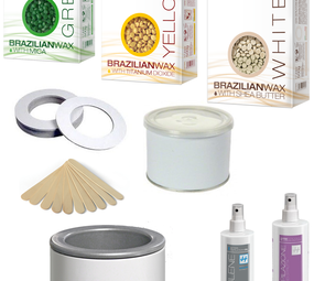 Holiday Professional Brazilian Waxing set | Waxen zonder strips | Complete Waxsalonset Holiday Professional Brazilian Waxing set | Waxen zonder strips | Complete Waxsalonset