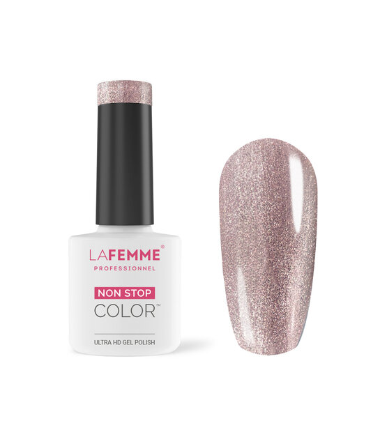 La Femme H407 gel polish – roségouden glitter nagellak 8g