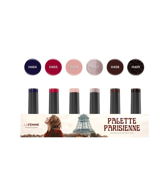 La Femme H408 gel polish – chocoladebruine nagellak 8g