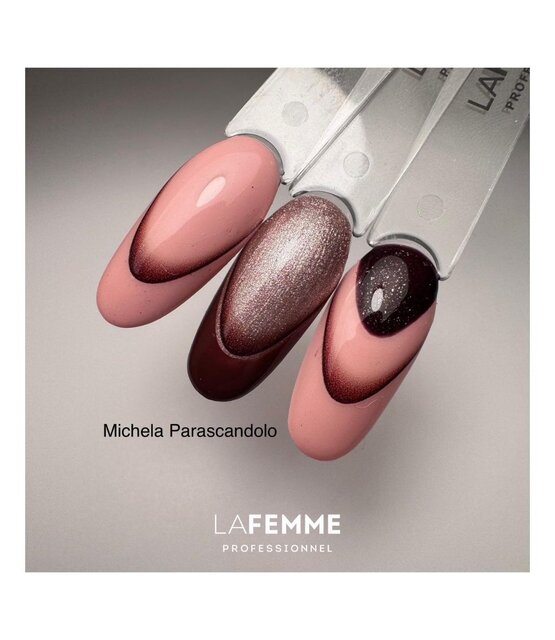 La Femme H408 gel polish – chocoladebruine nagellak 8g