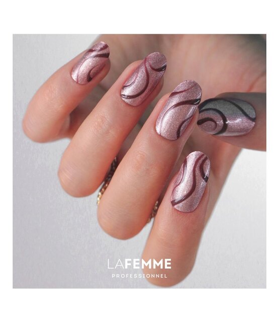 La Femme H408 gel polish – chocoladebruine nagellak 8g