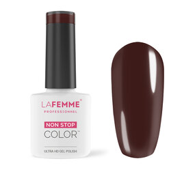 LA FEMME La Femme H408 gel polish – chocoladebruine nagellak 8g