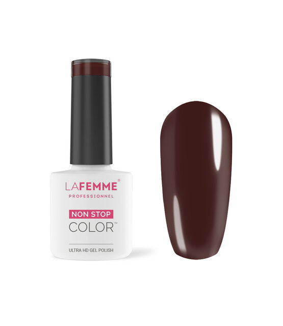 La Femme H408 gel polish – chocoladebruine nagellak 8g