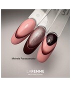 La Femme H409 gel polish – chocolade glitter nagellak 8g