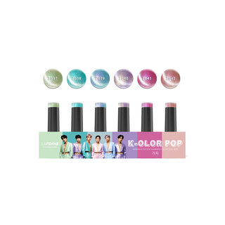 La Femme Kit “K‑olor Pop” Mermaid Cat Eye Gel Polish – 6 kleuren 2025