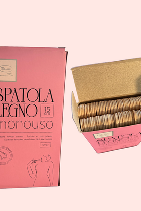 Roial houten spatels voor hars – 100 stuks wegwerp