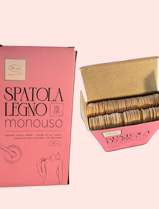 Roial houten spatels voor hars – 100 stuks wegwerp