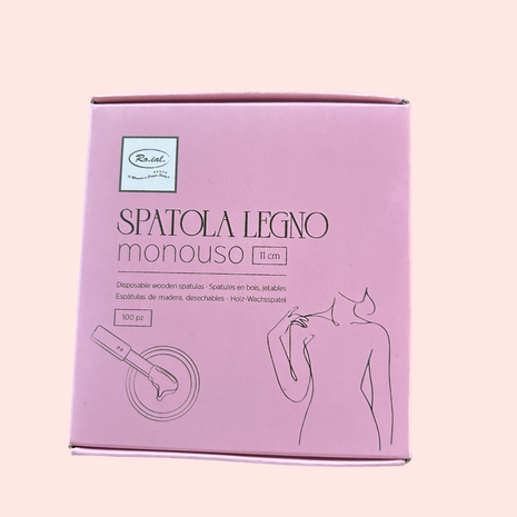 Ro.ial Roial houten waxspatels – 100 stuks (11 cm, voor gezicht) Ro.ial Roial houten waxspatels – 100 stuks (11 cm, voor gezicht)
