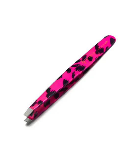 Roze Wenkbrauwpincet - Schuin Model Voor Precisiewerk