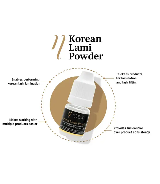 Korean Lami Powder – voor lash lift, lamination & verf