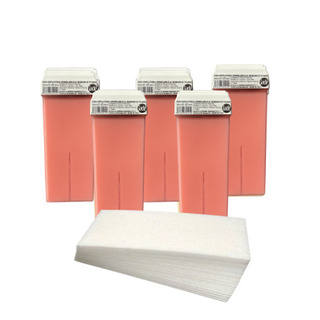 Stripwax Voordeelbox Titanium 5x100ml + 100 Strips