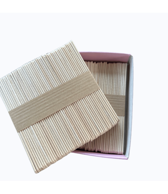 Smalle Waxspatels 11 cm – 100 Houten Spatels Gezicht