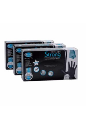 Ro.ial nitril handschoenen zwart S 100 st – AQL 15,