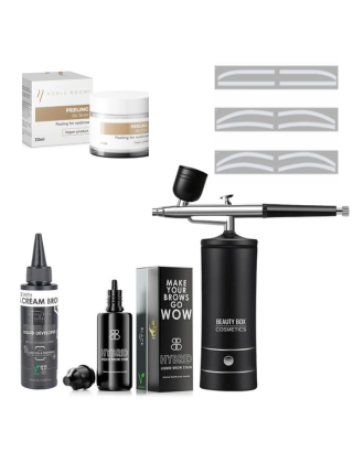 AIRBRUSH STARTSET LIQUID & HYBRID BROWS