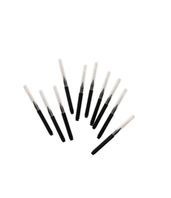 Precisie mini-borsteltjes voor wenkbrauwen en wimpers (10)