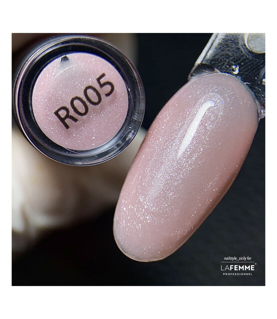 Rubber Base R005- R005_Glitterroze