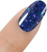 La Femme UV&LED Hybrid Nagellak H266  Sparkling blue