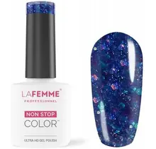 La Femme UV&LED Hybrid Nagellak H266  Sparkling blue