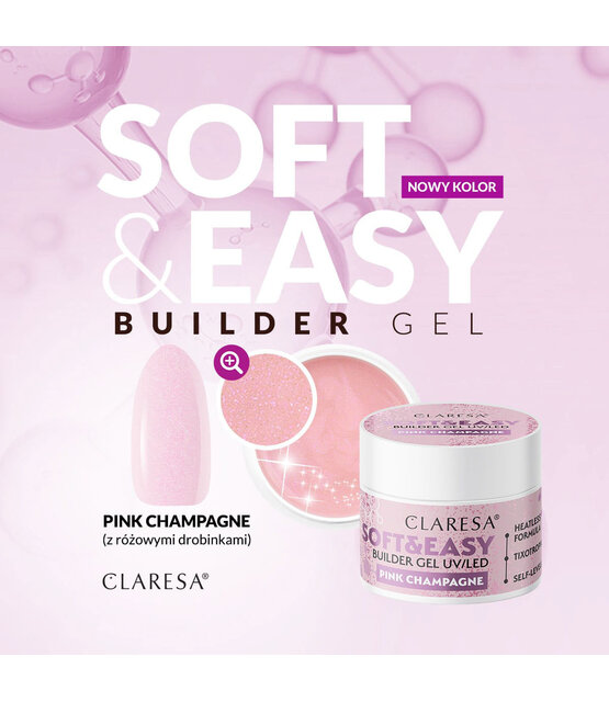 Soft & Easy Buildergel , Pink champagne 12 gr