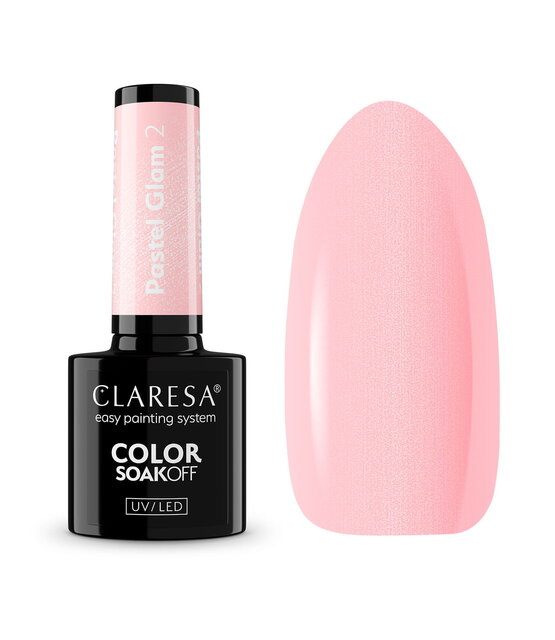 Claresa Pastel Glam 2 Gellak | Melkroze Lipgloss Nagels
