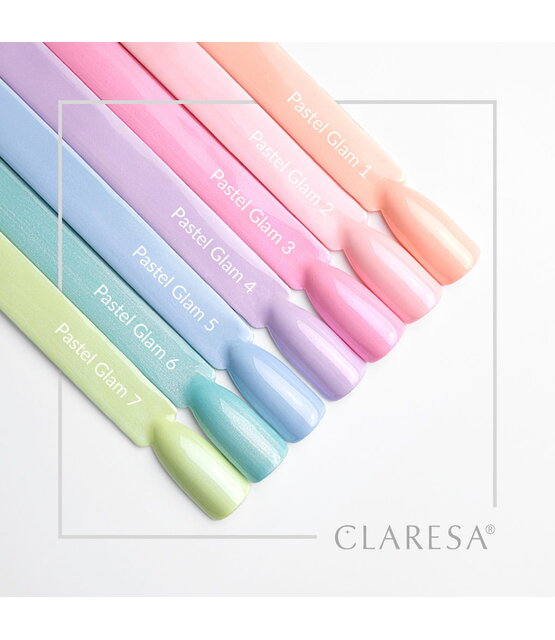CLARESA Pastel Glam 7 Gel Polish – Pastelgroene Gellak 5 g