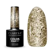 CLARESA Winter Wonderland 5 – Gouden Glitter Gellak 5 g
