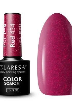 CLARESA Red 434 Gel Polish
