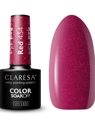 CLARESA Red 434 Gel Polish