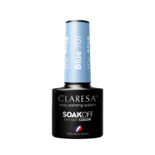 CLARESA Blue 701 Gel Polish – poederblauwe pastel gellak met zachte uitstraling