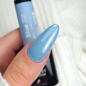 CLARESA Blue 701 Gel Polish – poederblauwe pastel gellak met zachte uitstraling