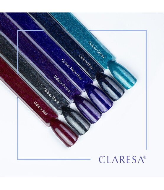 CLARESA Galaxy Navy Blue Gel Polish – Donkerblauwe Glitter Gellak