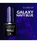 CLARESA Galaxy Navy Blue Gel Polish – Donkerblauwe Glitter Gellak