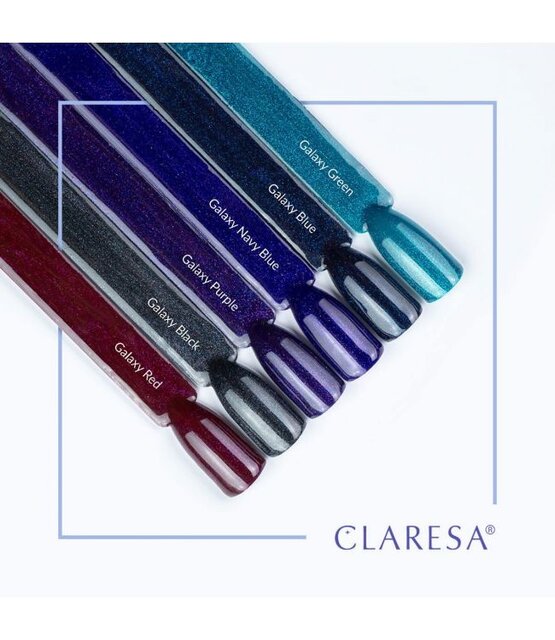 CLARESA Galaxy Navy Blue Gel Polish – Donkerblauwe Glitter Gellak