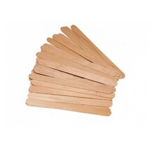 Wax Spatels Hout Smal 100 stuks – Extra Stevig