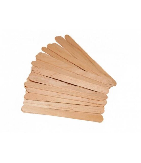 Wax Spatels Hout Smal 100 stuks – Extra Stevig