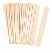 Wax Spatels Berkenhout Gezicht 100 stuks