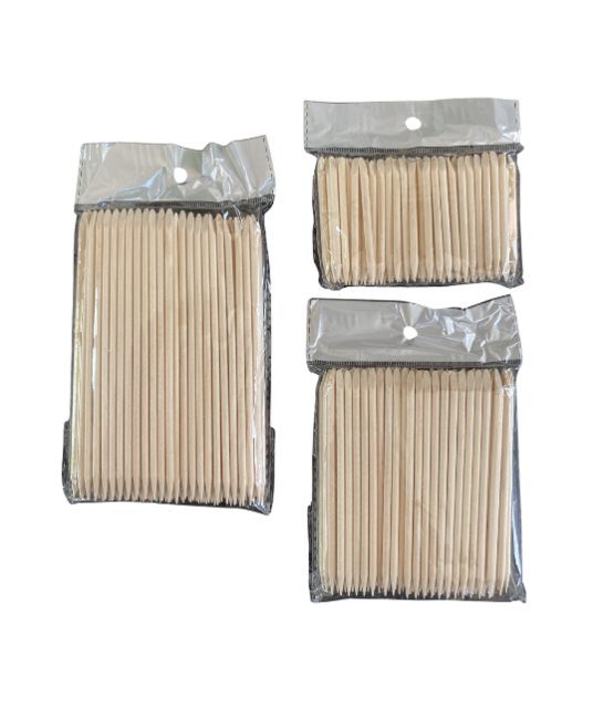 Houten Stokjes 100 stuks – Manicure, Brows & Wax