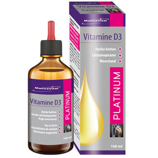 MANNAVITAL NATURAL PRODUCTS VITAMINE D3 DRUPPELS PLATINUM (100 ML)