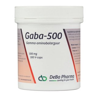 DEBA PHARMA HEALTH PRODUCTS GABA 500 (100 V-CAPS)