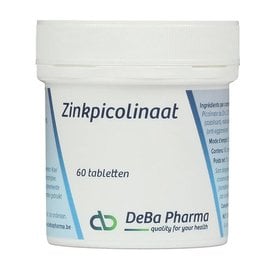 DEBA PHARMA HEALTH PRODUCTS ZINKPICOLINAAT (60 TABLETTEN)