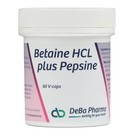 DEBA PHARMA HEALTH PRODUCTS BETAINE HCL plus PEPSINE (60 V-CAPS)