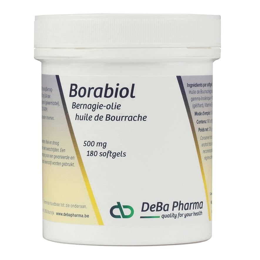 DEBA PHARMA HEALTH PRODUCTS BORABIOL BERNAGIE-OLIE (180 SOFTGELS)