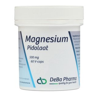 DEBA PHARMA HEALTH PRODUCTS MAGNESIUMPIDOLAAT (60 V-CAPS)