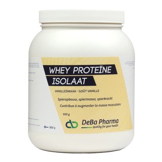 DEBA PHARMA HEALTH PRODUCTS WHEY PROTEINE ISOLAAT VANILLE (900 G)